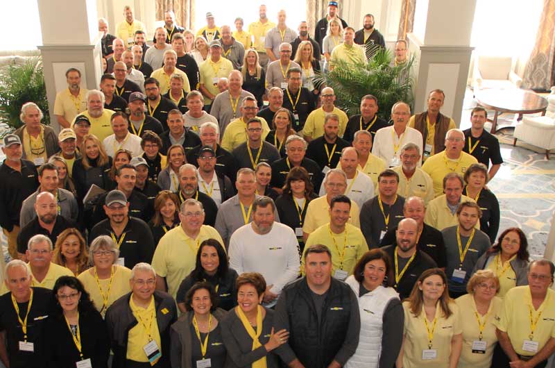 group picture of Sea Tow franchise owners and captains.